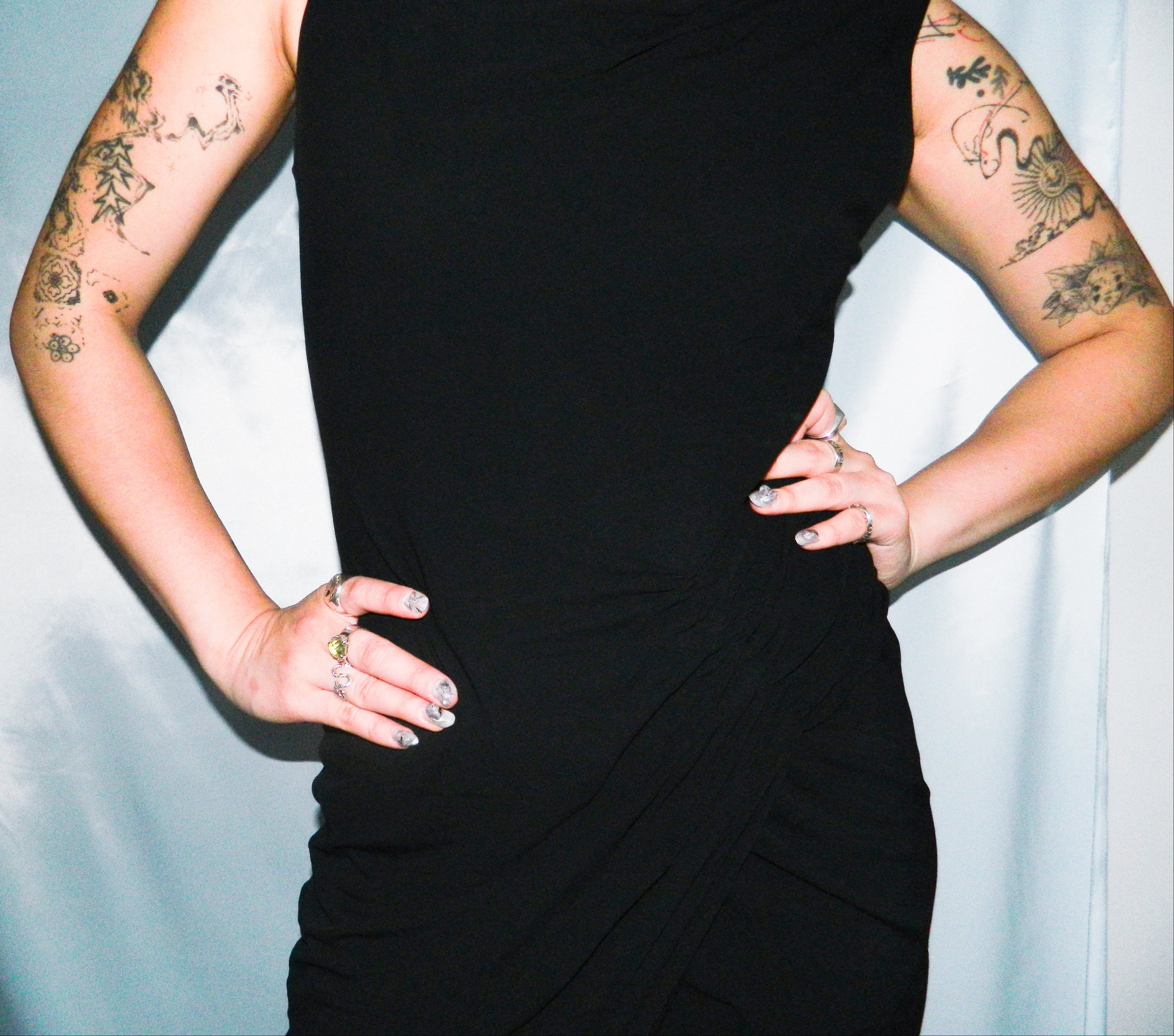 HELMUT LANG RUCHED BLACK DRESS