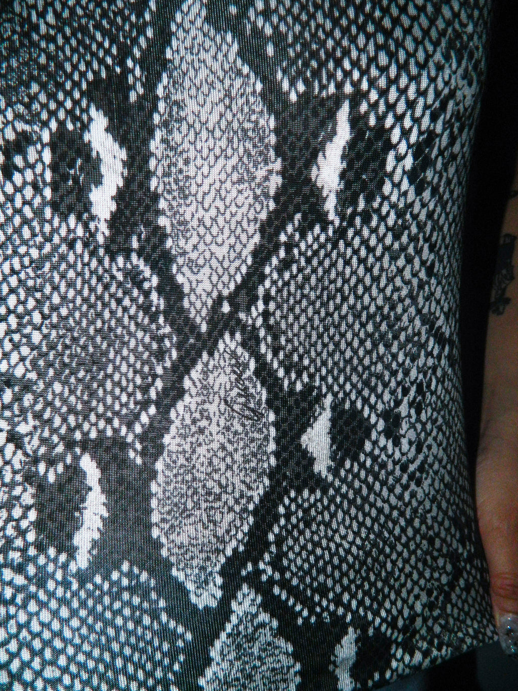 GUCCI BY TOM FORD S/S 2000 PYTHON PRINT TOP