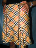 BURBERRY PLAID SKIRT