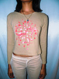 FENDI BEIGE KALEIDOSCOPE PRINT SWEATER