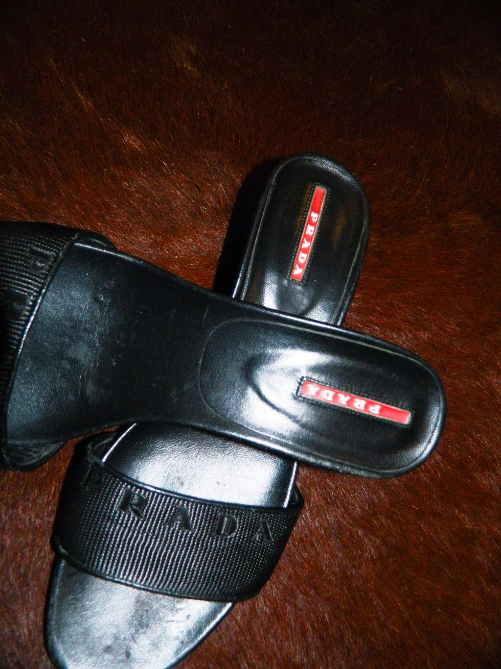 PRADA EARLY 2000'S BLACK KITTEN HEELS