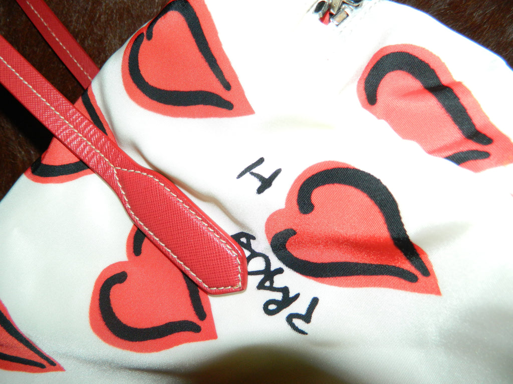 LIMITED EDITION 'I LOVE PRADA' NYLON DUFFEL BAG