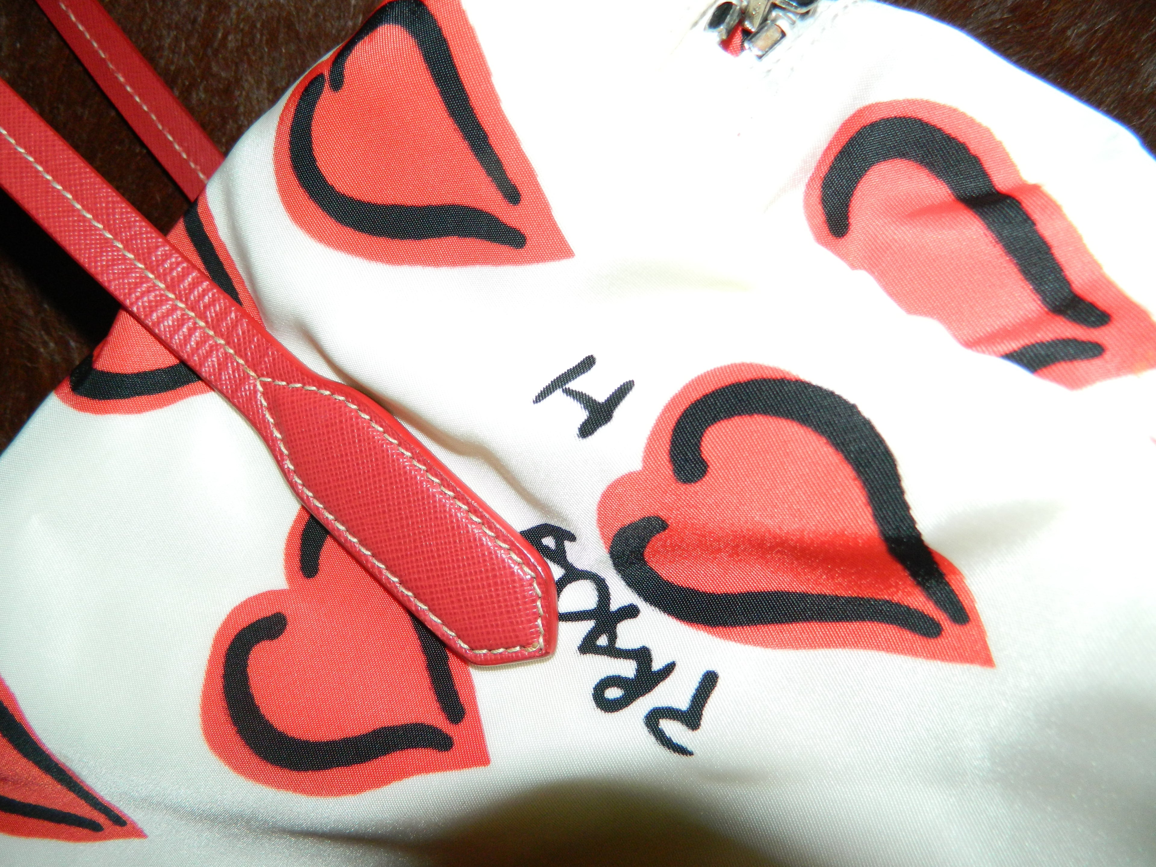 LIMITED EDITION 'I LOVE PRADA' NYLON DUFFEL BAG