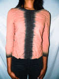 PRADA SPRING 2004 BEIGE TIE DYE TOP