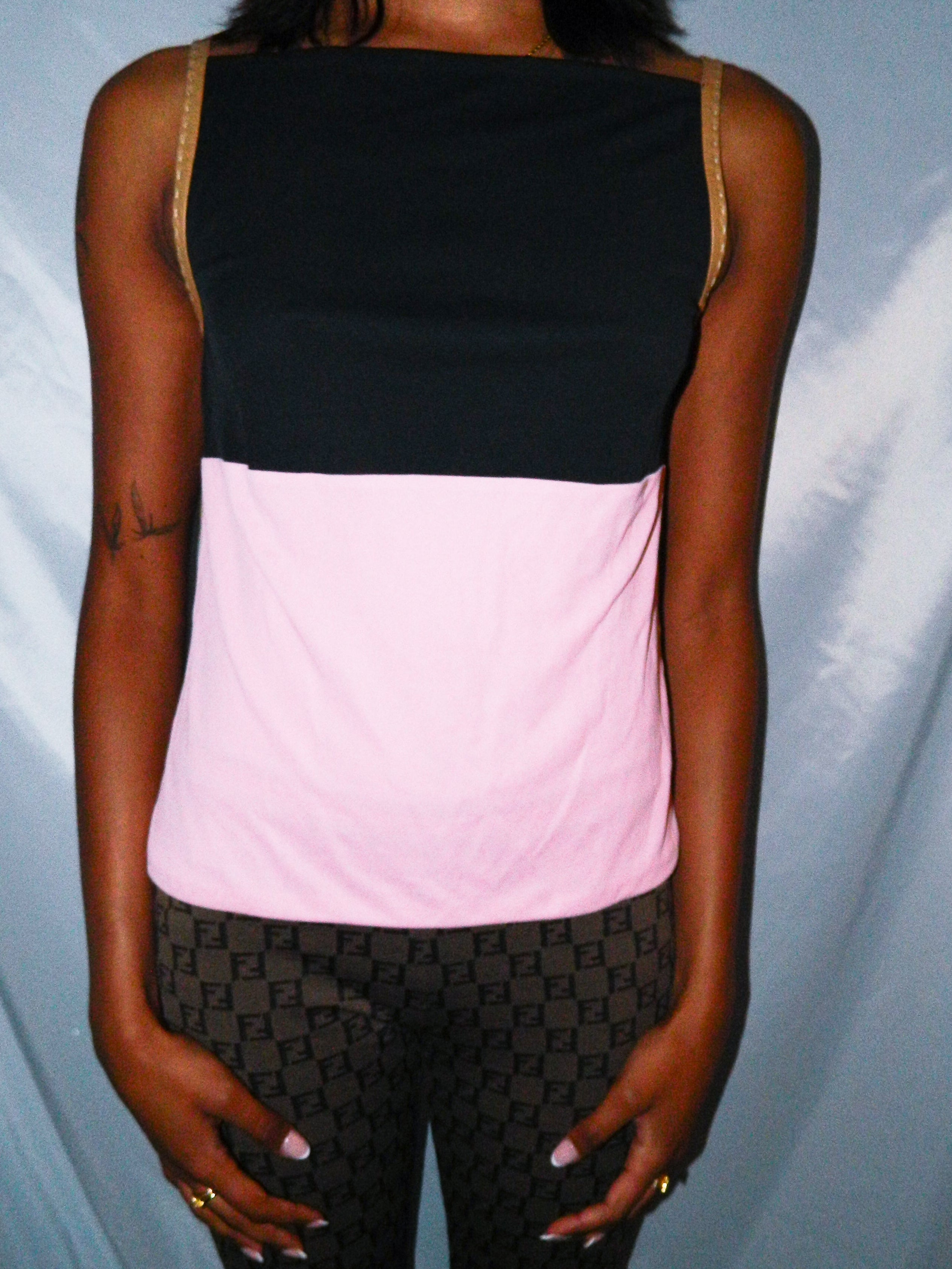 FENDI COLOUR BLOCK TOP