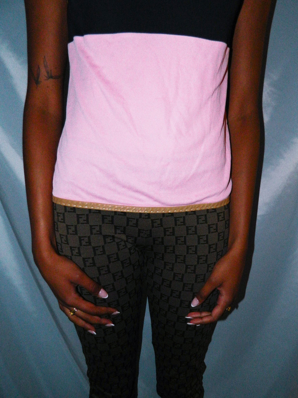 FENDI COLOUR BLOCK TOP