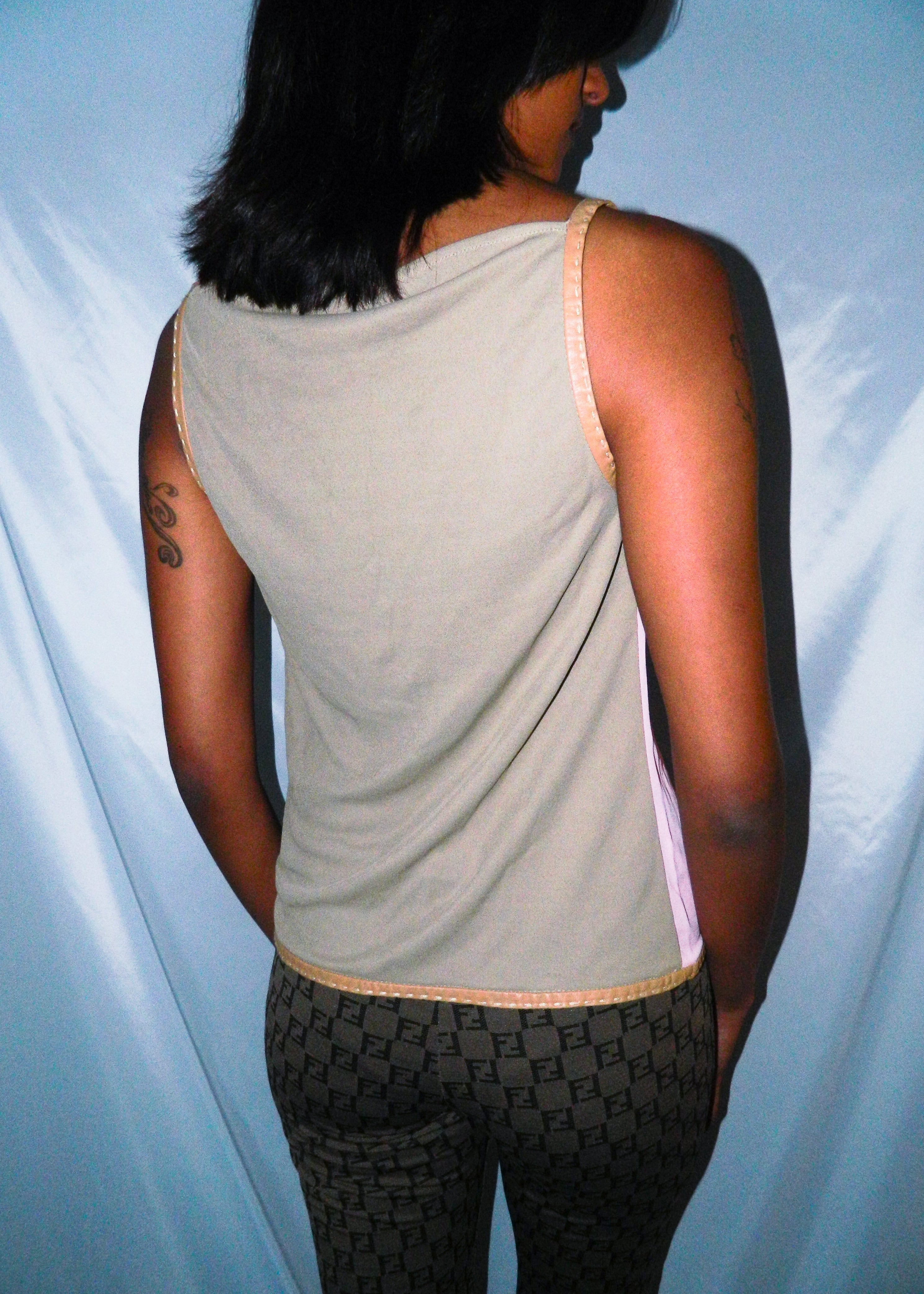 FENDI COLOUR BLOCK TOP