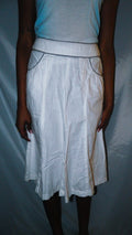 SONIA RYKIEL WHITE MIDI SKIRT