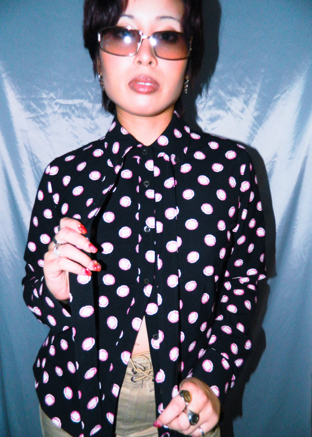 MIU MIU CASINO 500 COIN PRINT SHIRT