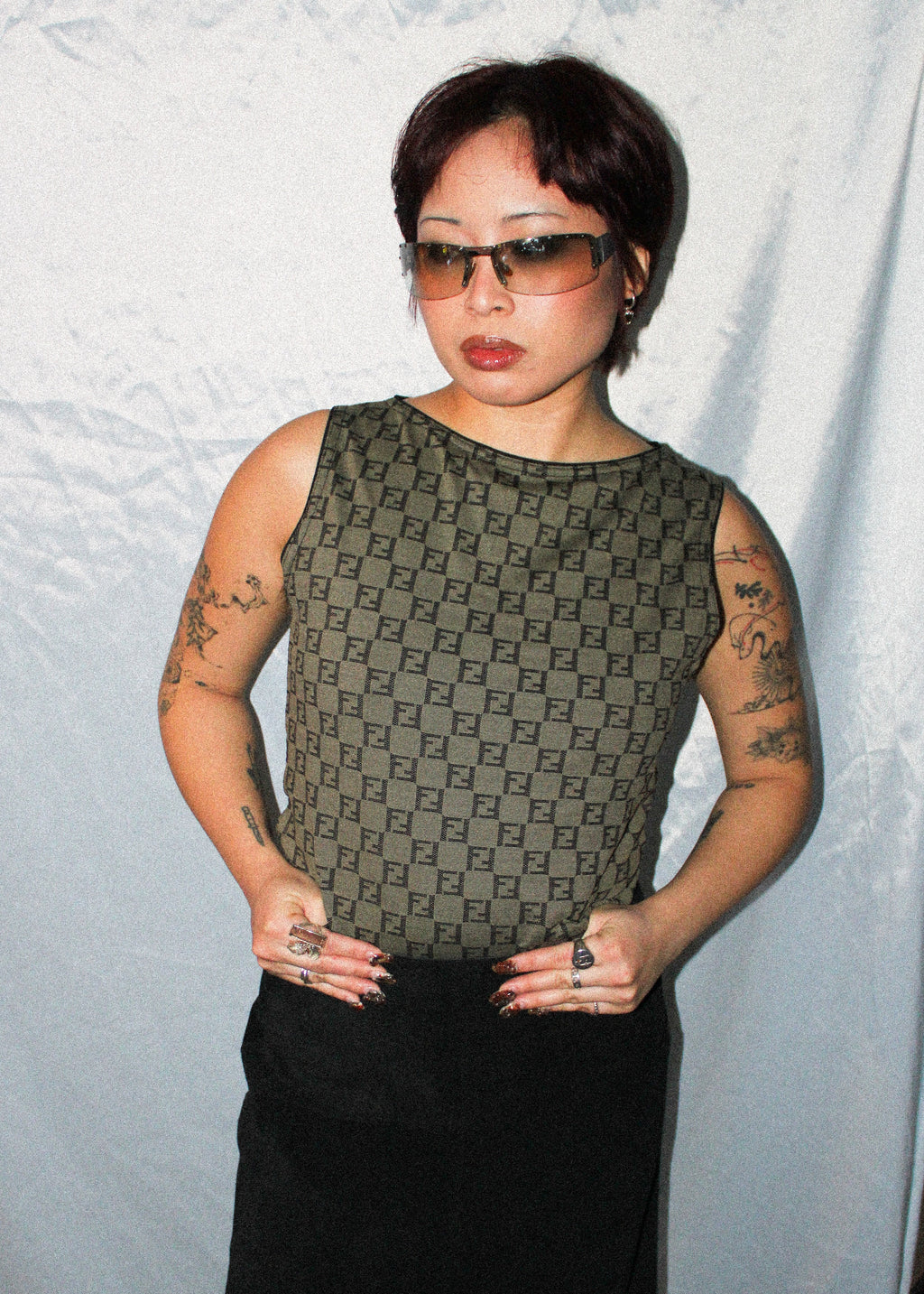 FENDI MONOGRAM TANK TOP