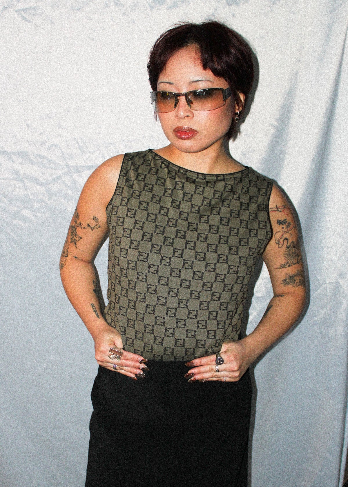 FENDI MONOGRAM TANK TOP