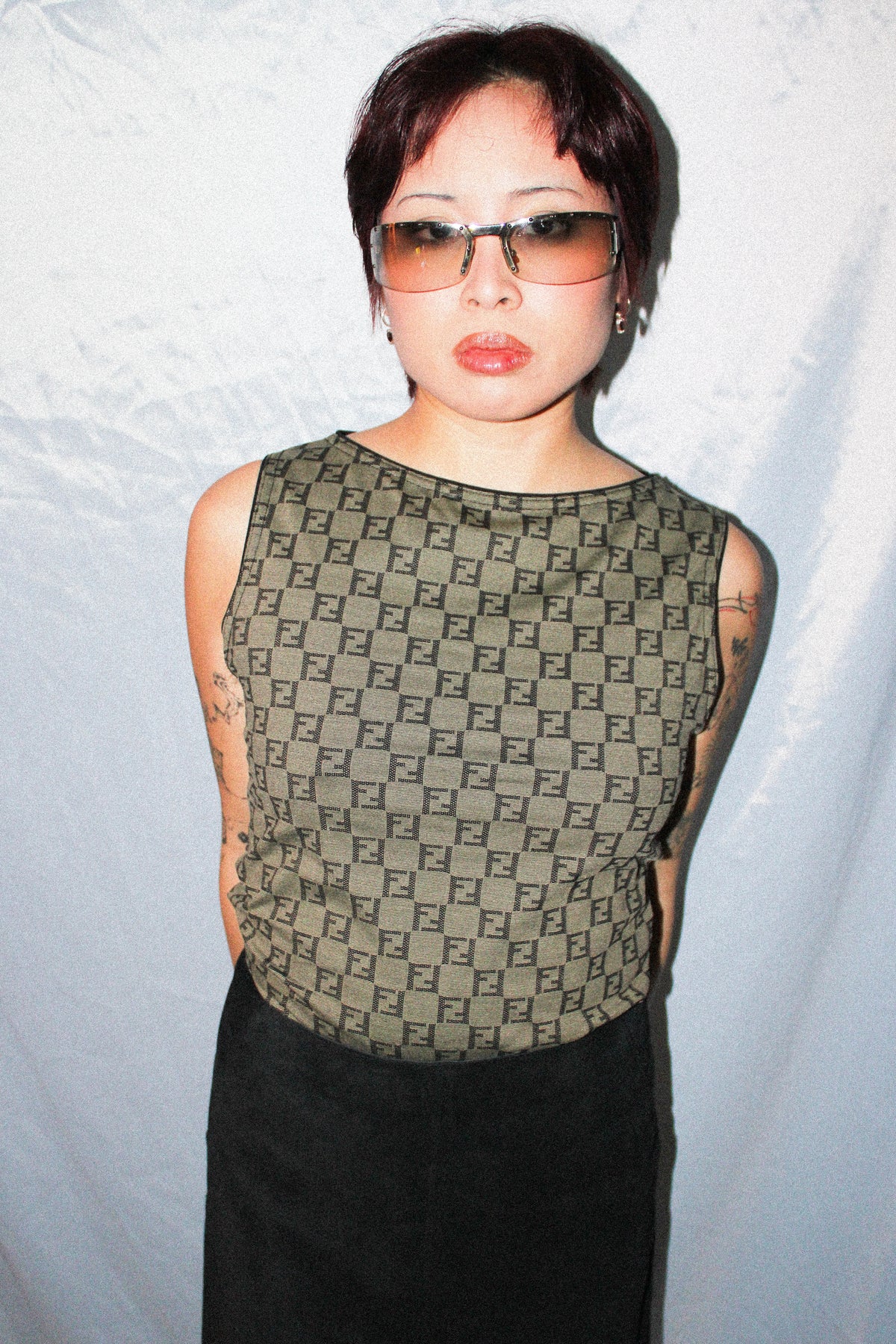 FENDI MONOGRAM TANK TOP