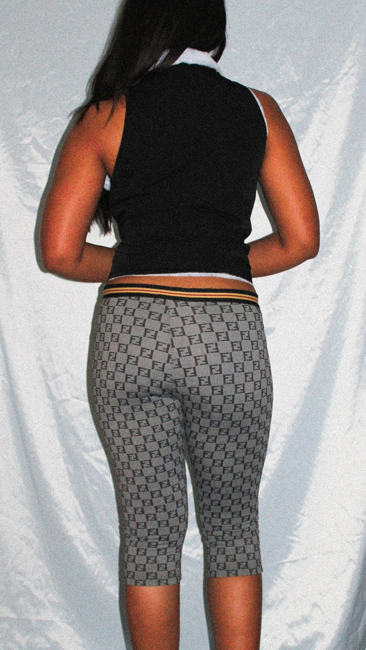 FENDI MONOGRAM CAPRI LEGGINGS