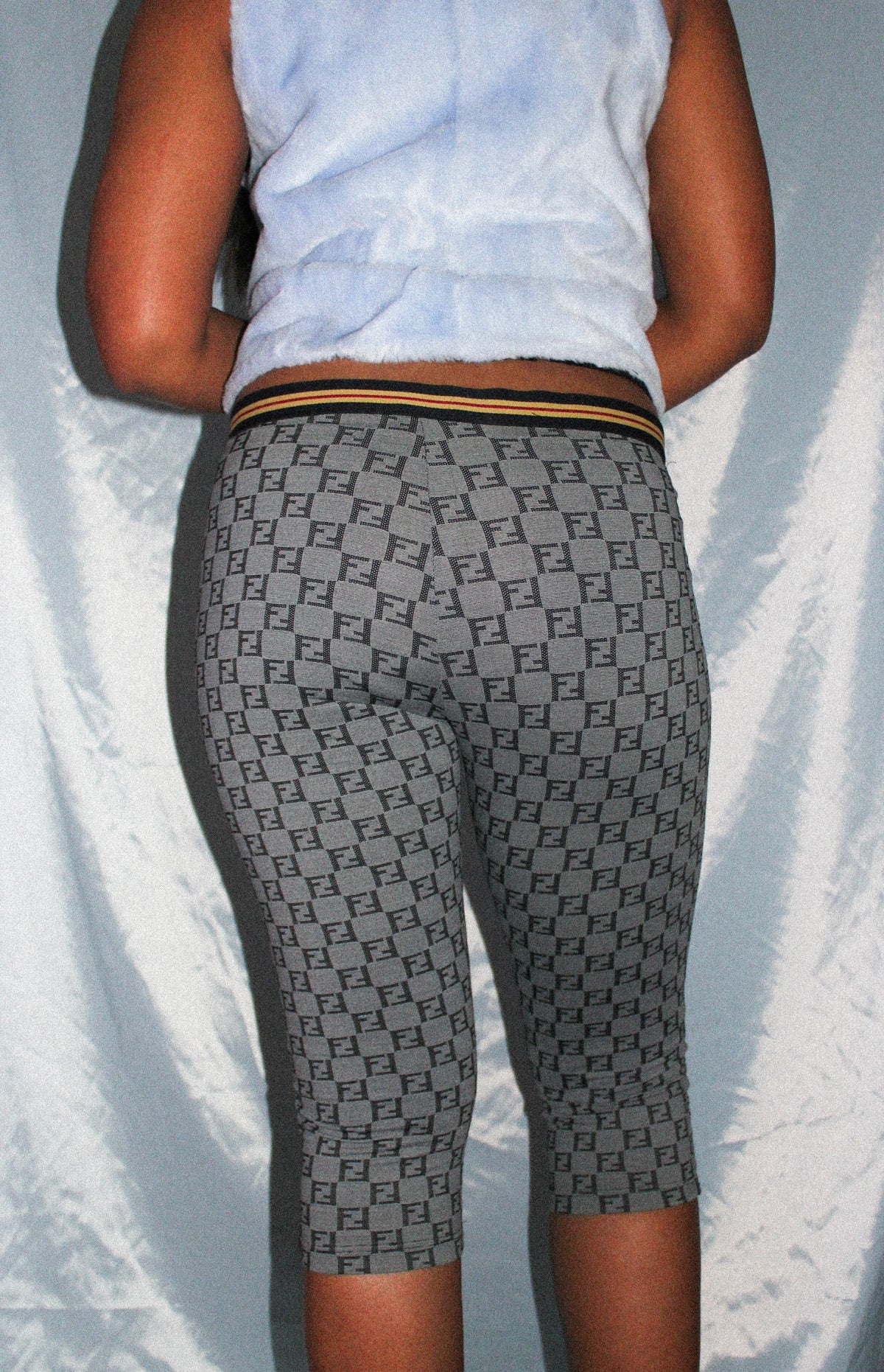 FENDI MONOGRAM CAPRI LEGGINGS