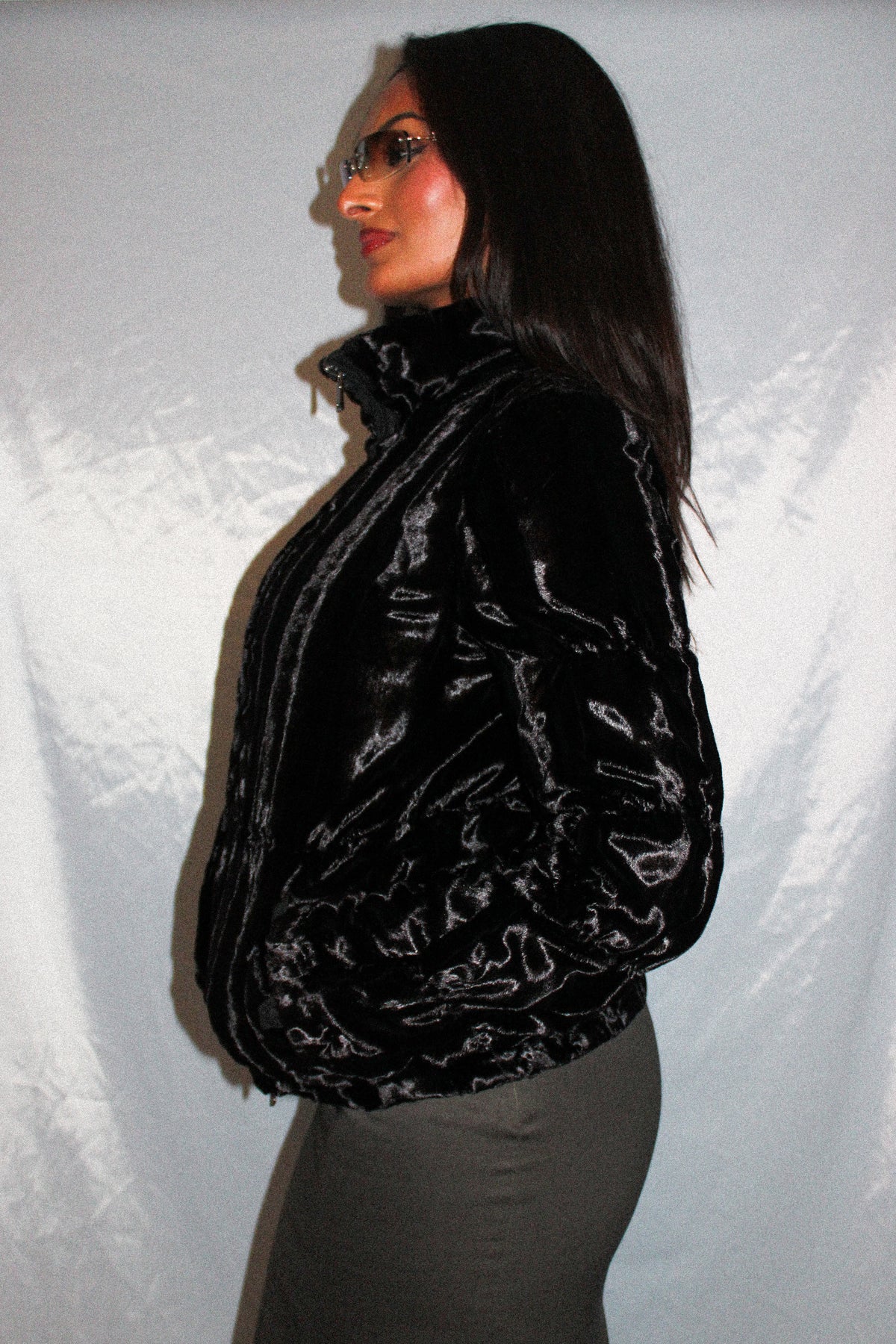 EMPORIO ARMANI REVERSIBLE FUR JACKET