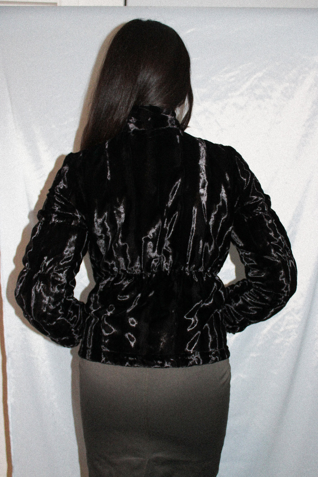 EMPORIO ARMANI REVERSIBLE FUR JACKET