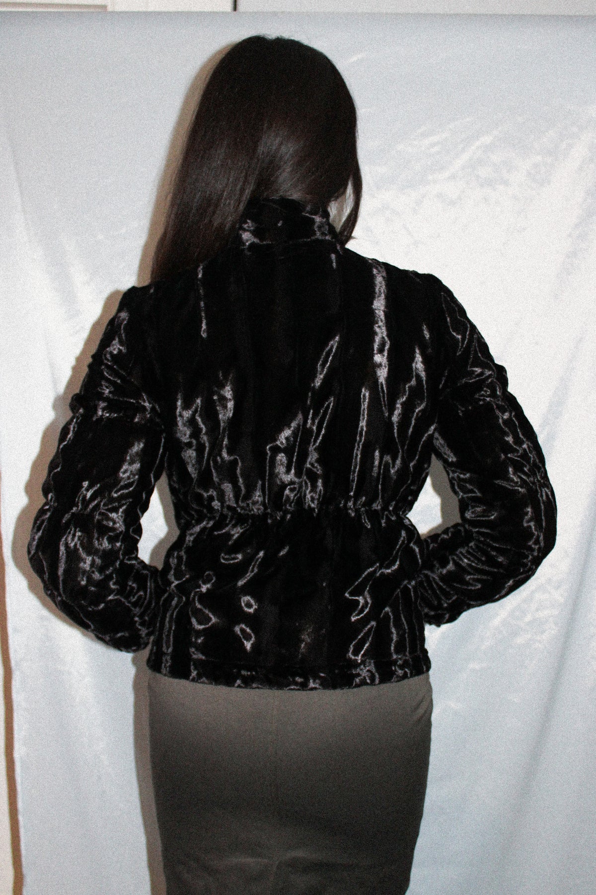 EMPORIO ARMANI REVERSIBLE FUR JACKET
