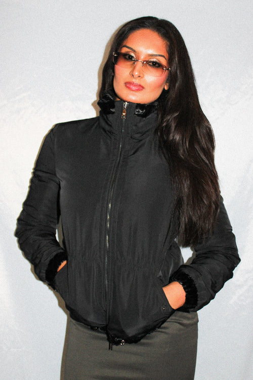 EMPORIO ARMANI REVERSIBLE FUR JACKET