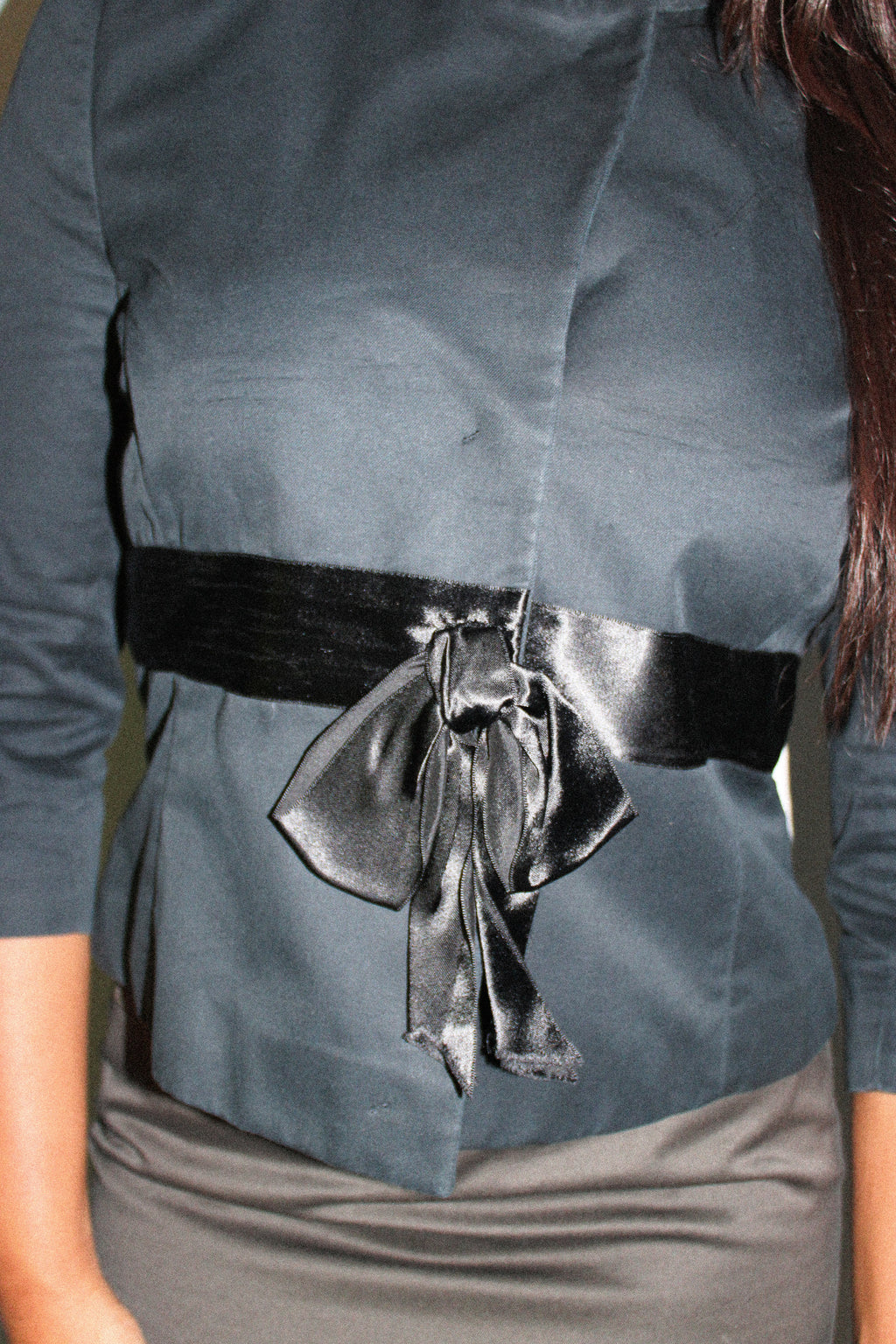 BLUMARINE RIBBON JACKET