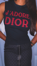 Dior by Galliano 'J'Adore Dior' Tank Top