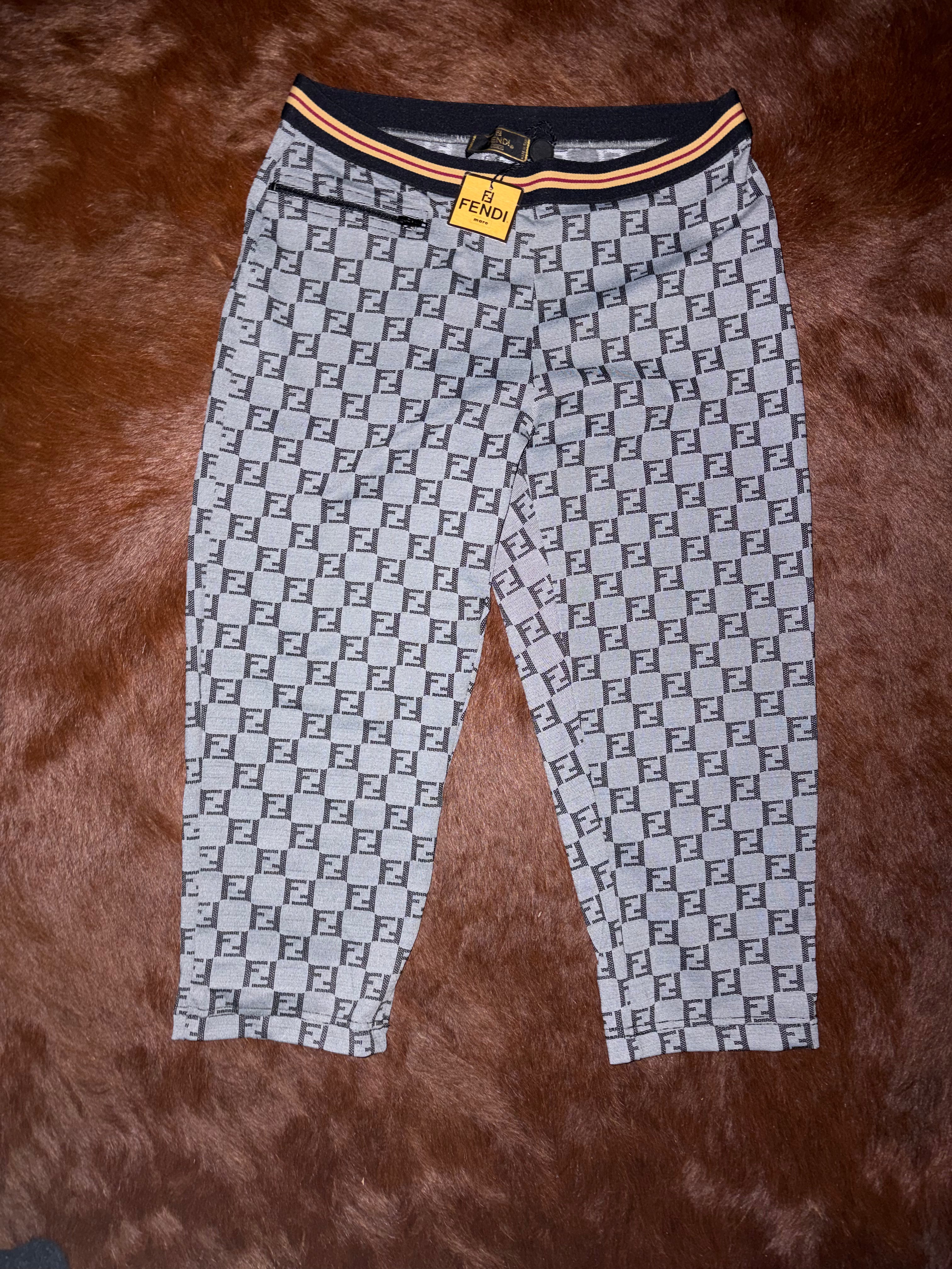 FENDI MONOGRAM CAPRI LEGGINGS