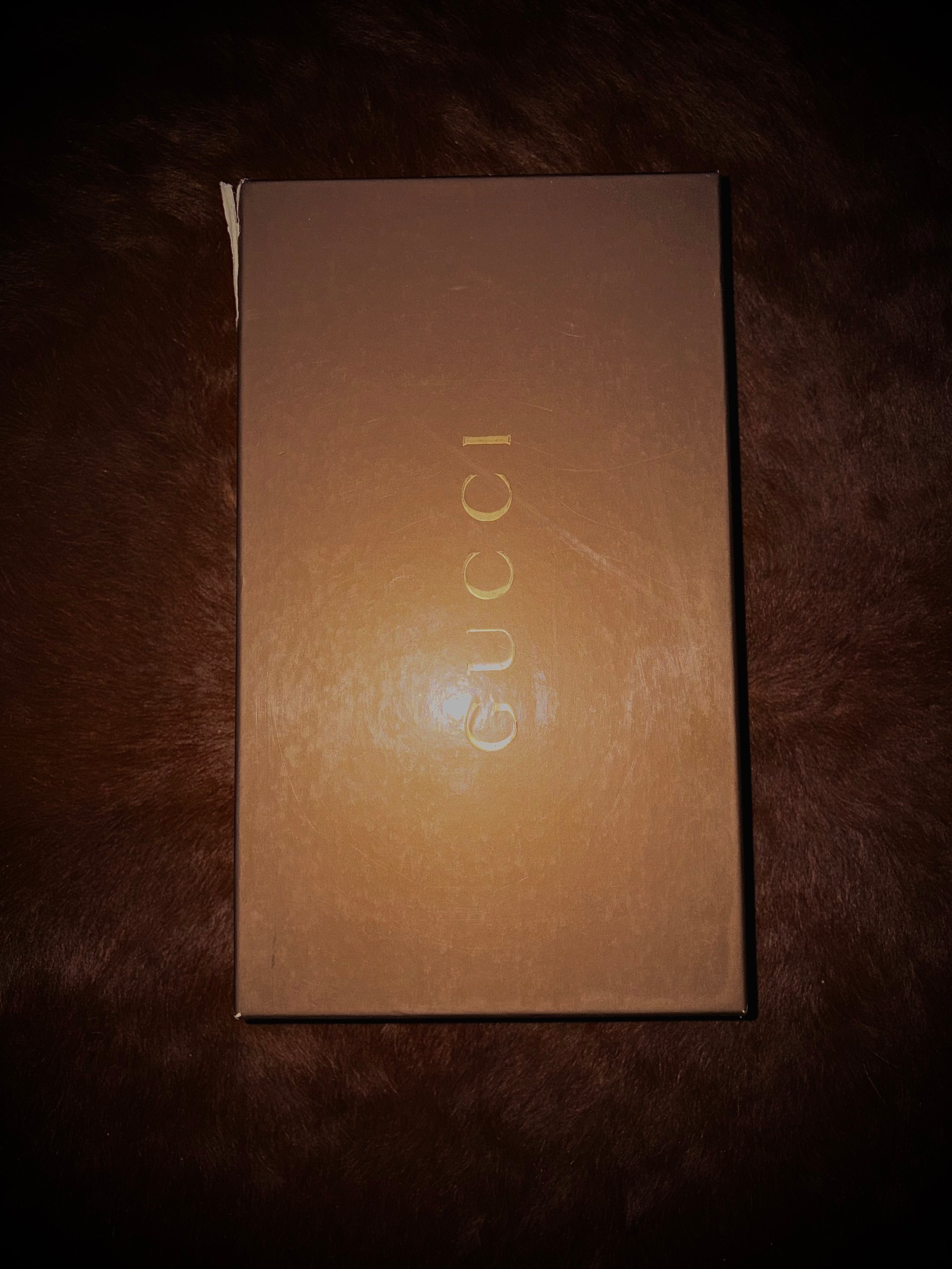 GUCCI BY TOM FORD MONOGRAM BAMBOO HEELS (SIZE 38)