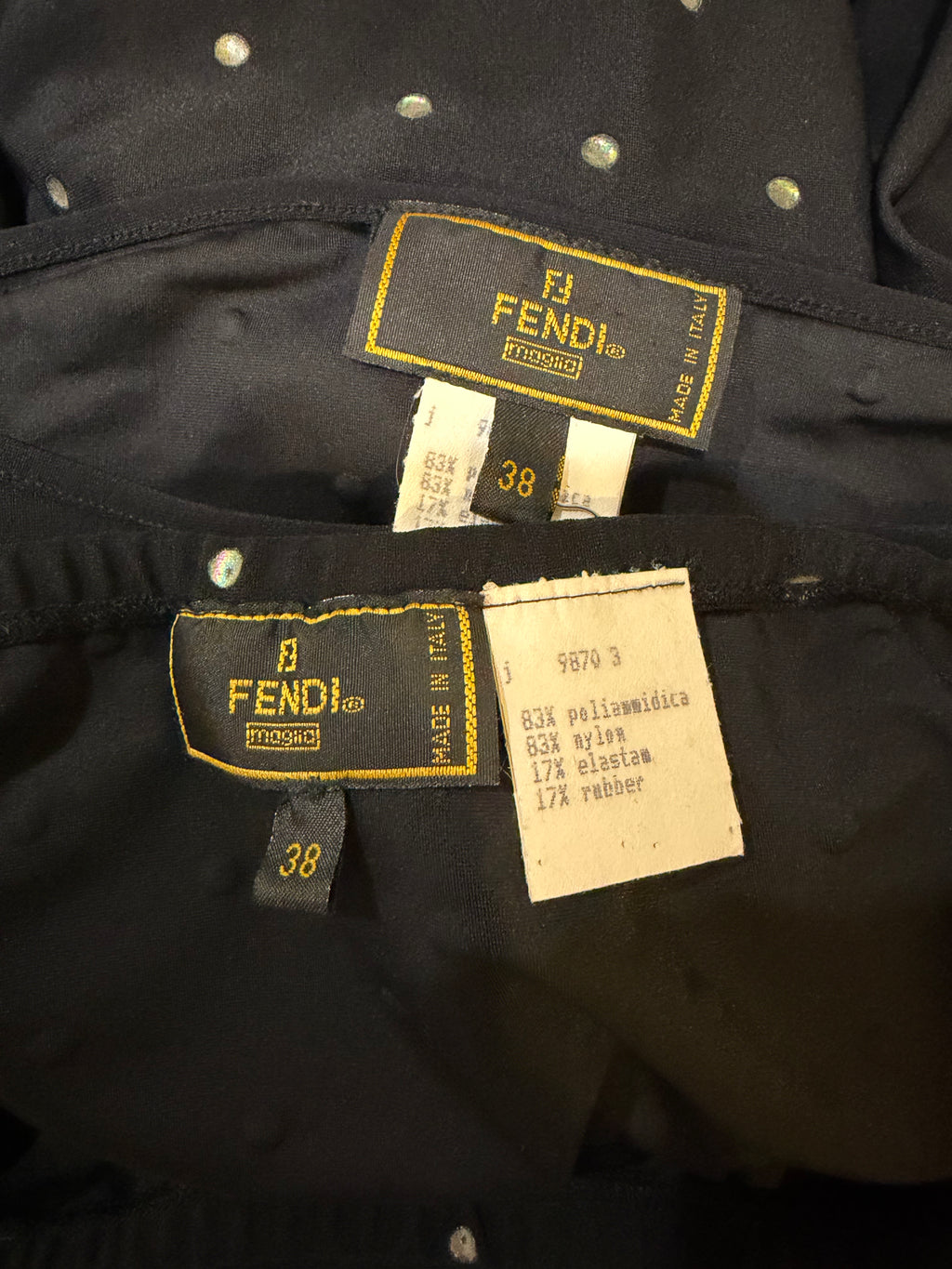 FENDI POLKA DOT TWO-PIECE SET