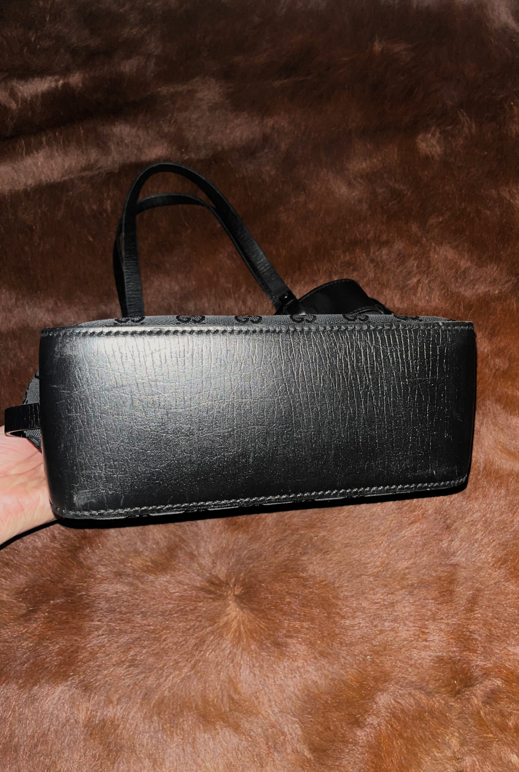 Gucci by Tom Ford Monogram Buckle Tote Bag