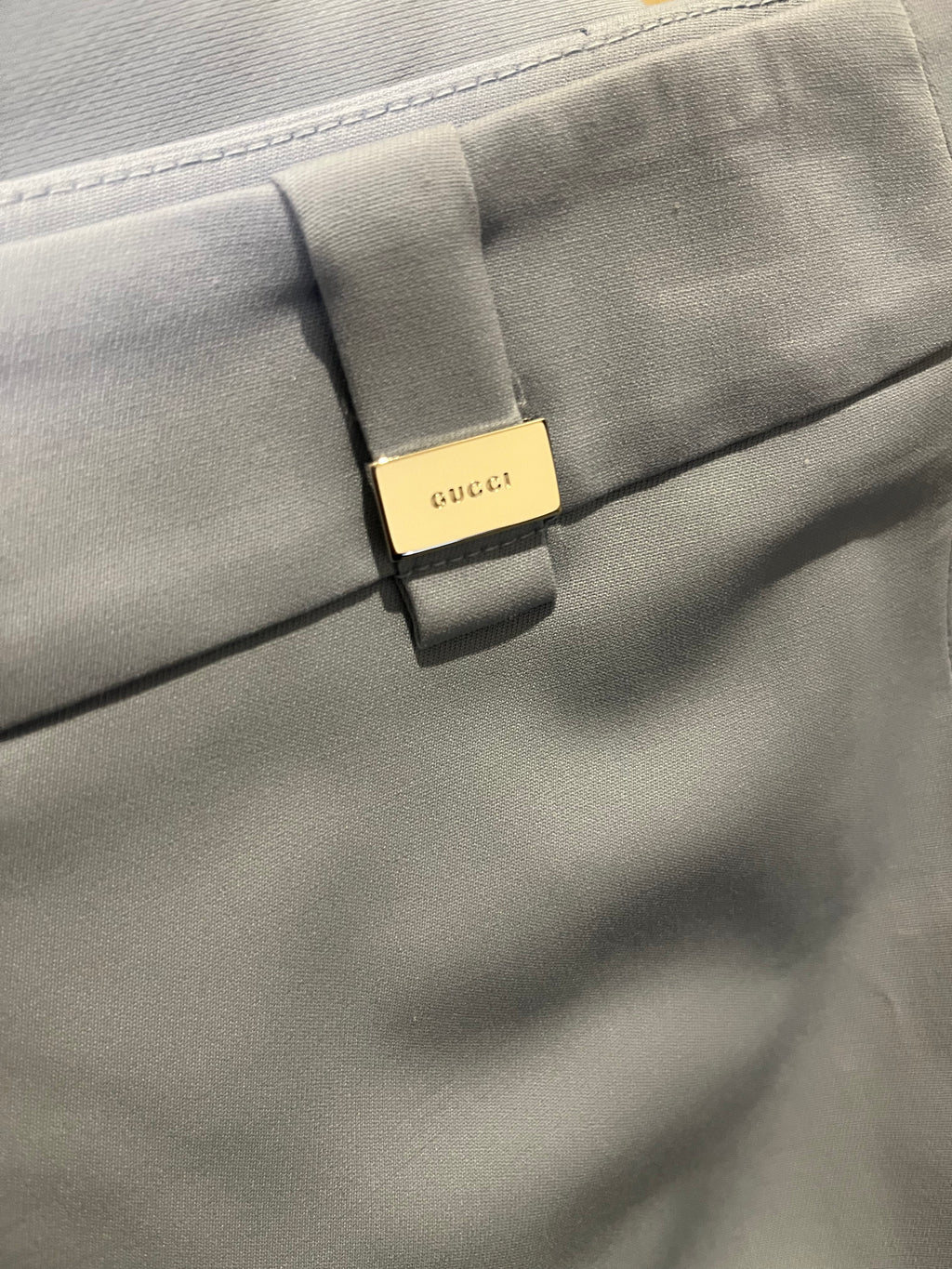 GUCCI BLUE MIDI SKIRT