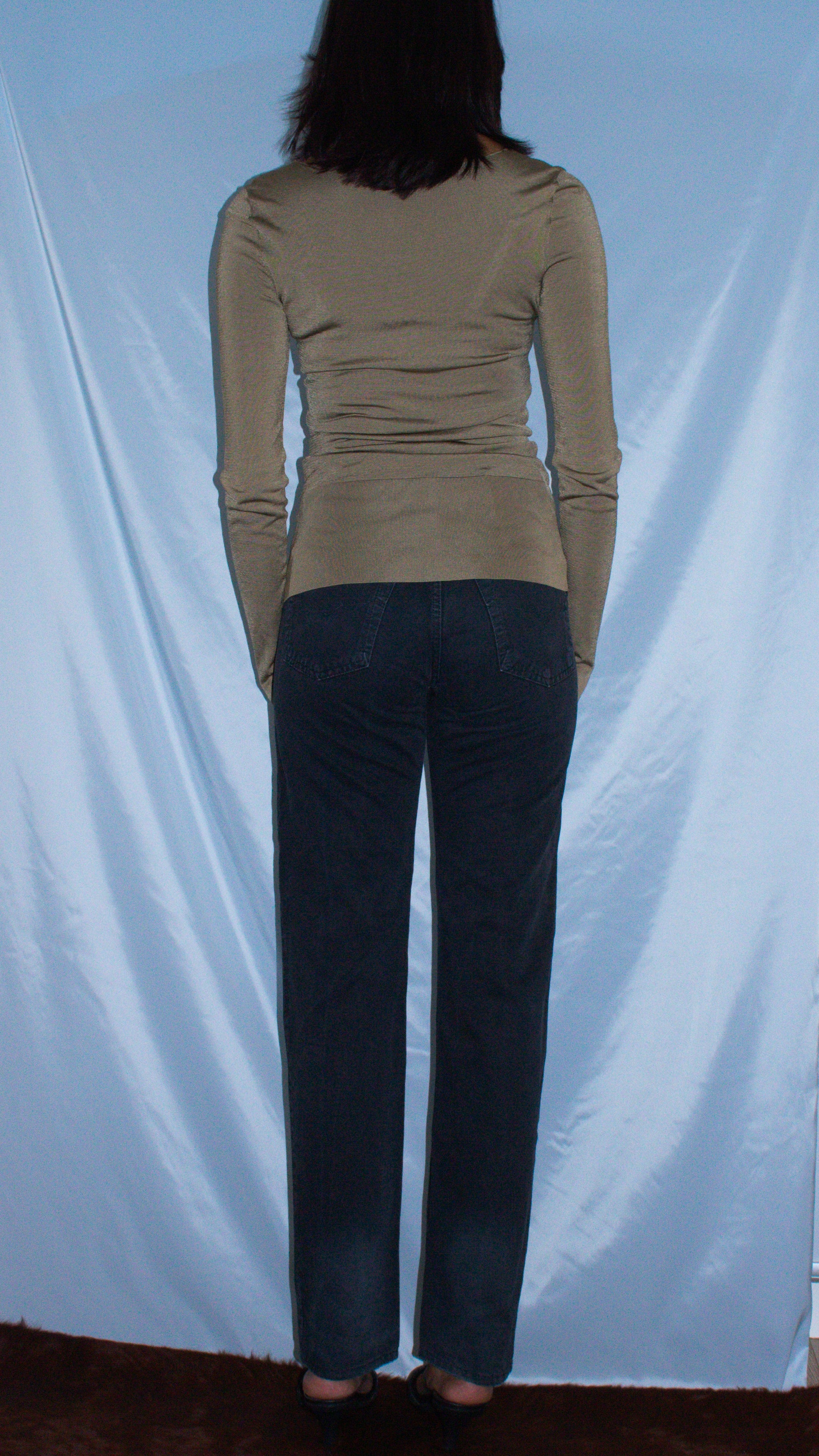 VERSACE JEANS COUTURE BLACK DENIM PANTS
