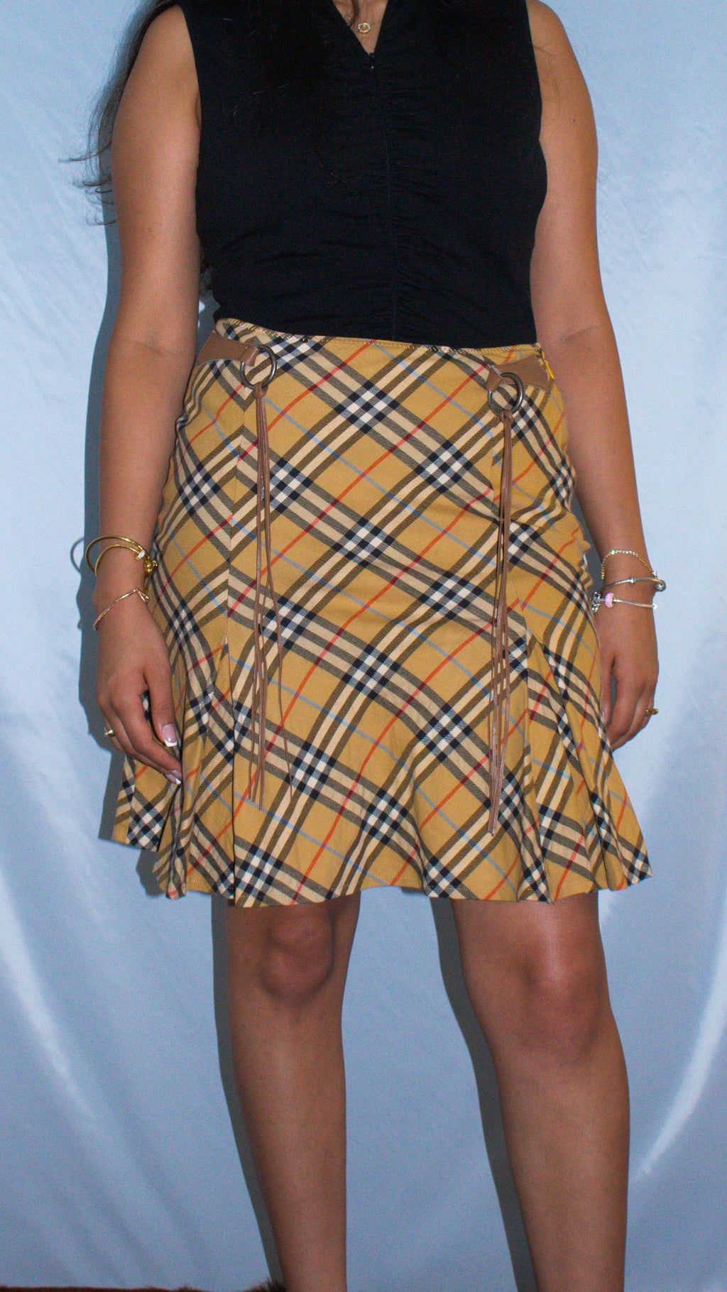 BURBERRY PLAID SKIRT