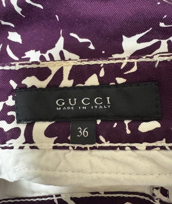 GUCCI EARL 2000'S FLORAL MINI SKIRT